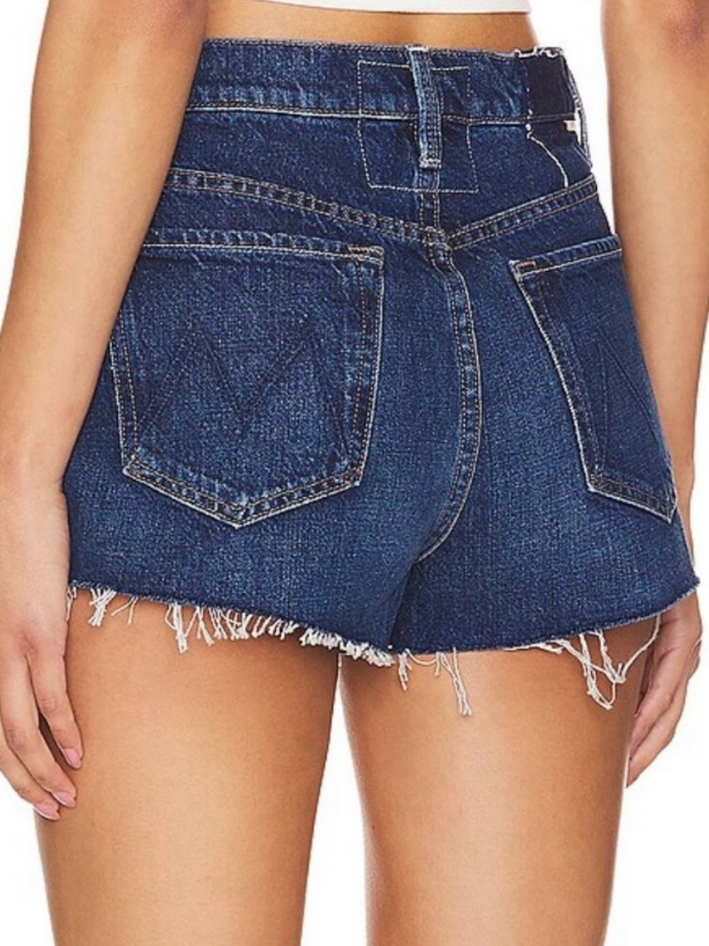 MOTHER The Dodger Short Fray Jean Shorts
